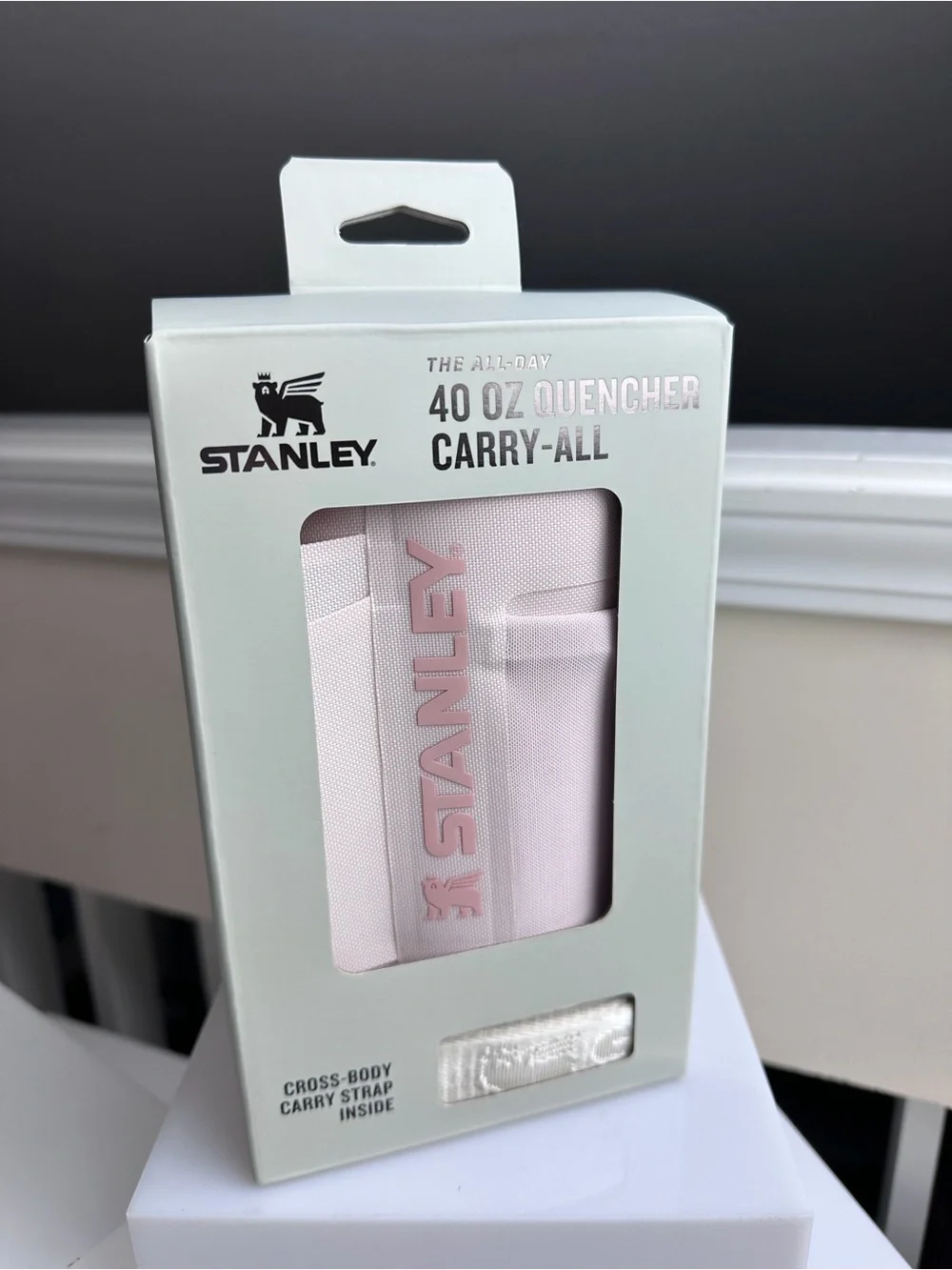 Stanley The All Day 40 oz Quencher Carry All NIB Rose